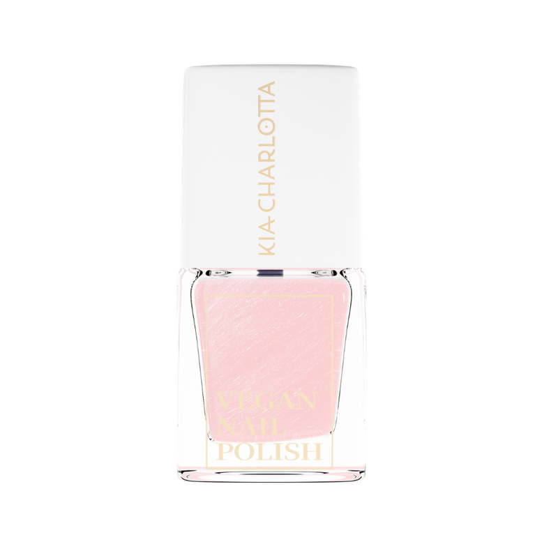 Kia-Charlotta Kia-Charlotta, Veganer Nagellack Receive (Perlenpink), Bis zu 87% natürlich, 100% pflanzliche Lösungsmittel, Zertifiziert Vegan, Made in Germany, Premium Qualität, 5ml - Produktbild