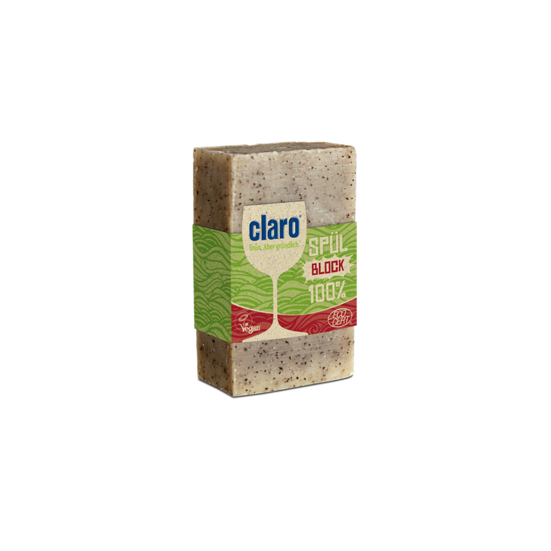 claro claro 100% Spülblock 100g ECOCERT - Produktbild