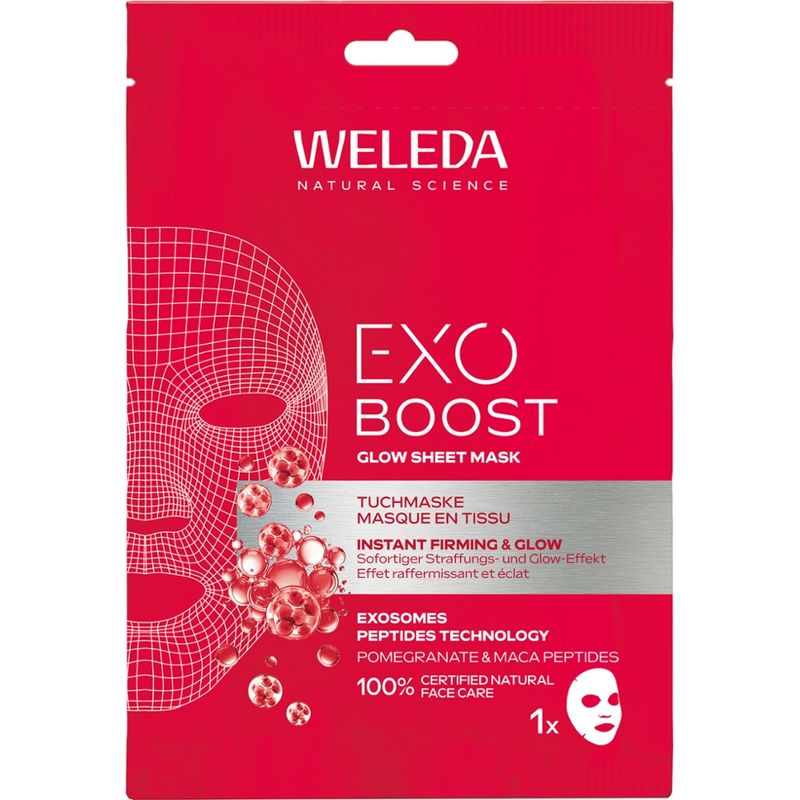 Weleda WELEDA Exo Boost Firm & Lift Tuchmaske Granatapfel - Produktbild