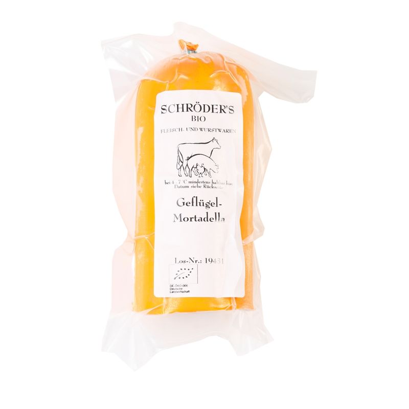 Schröder's Bio Fleisch- und Wurstwaren Geflügelmortadella - Produktbild