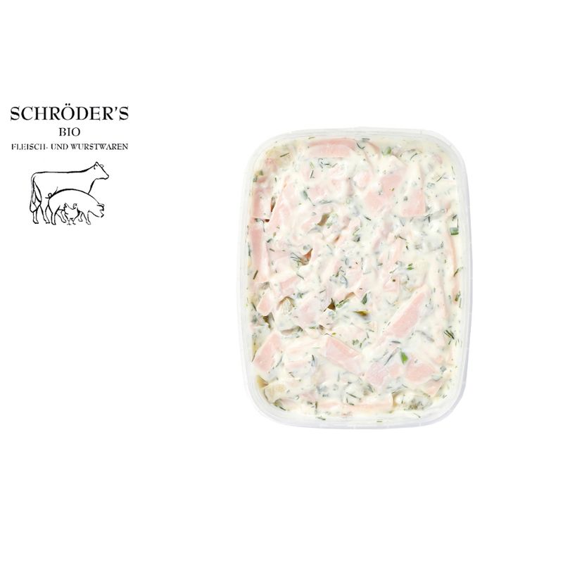 Schröder's Bio Fleisch- und Wurstwaren Kräuterfleischsalat 150g - Produktbild