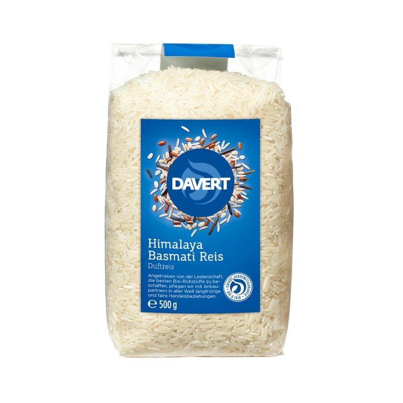 Davert Himalaya Basmati Reis weiß 500g - Produktbild