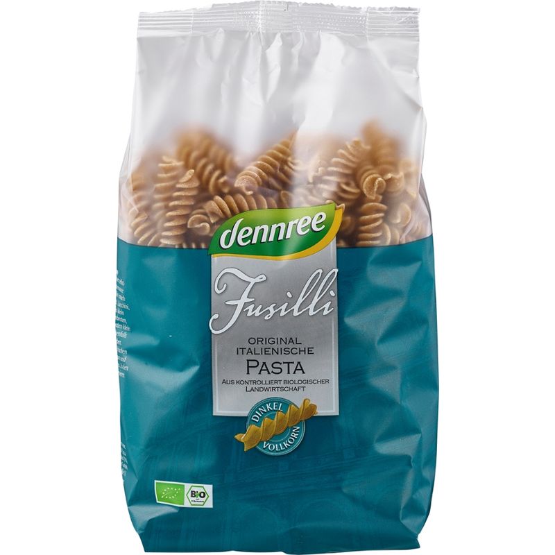 dennree Original italienische Dinkel-Vollkorn-Fusilli - Produktbild