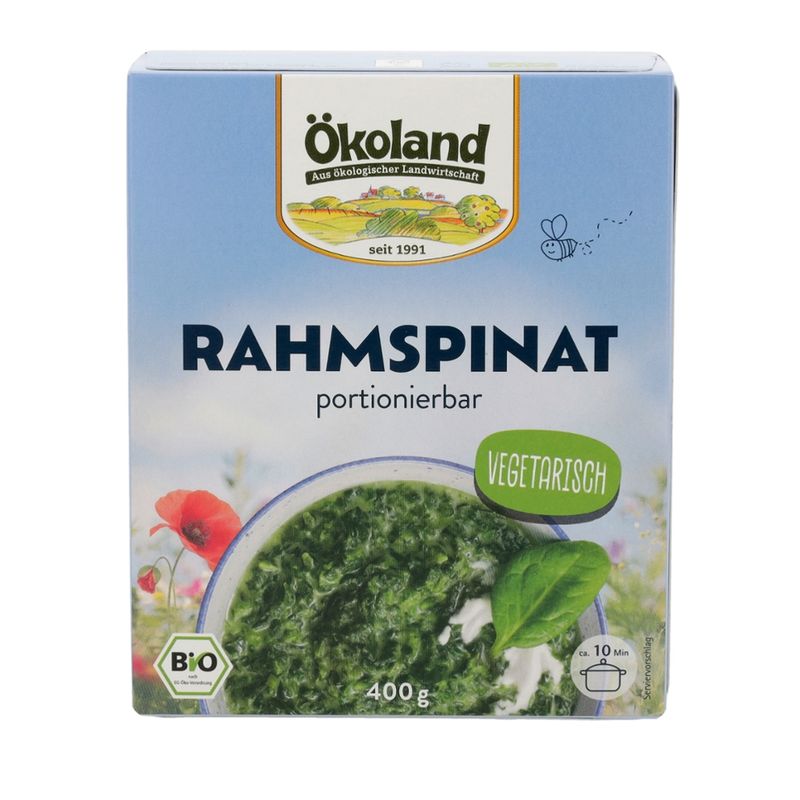 ÖKOLAND Rahm-Spinat, portionierbar - Produktbild