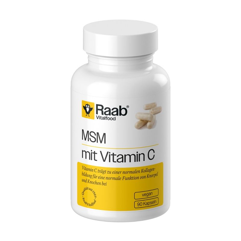 Raab Vitalfood MSM 90 Kapseln - Produktbild