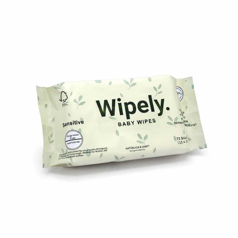 Wipely. Wipely Baby Feuchttücher 6er Set (12x72 Stück) - Produktbild