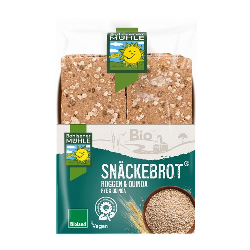 Bohlsener Mühle Snäckebrot Roggen & Quinoa - Produktbild