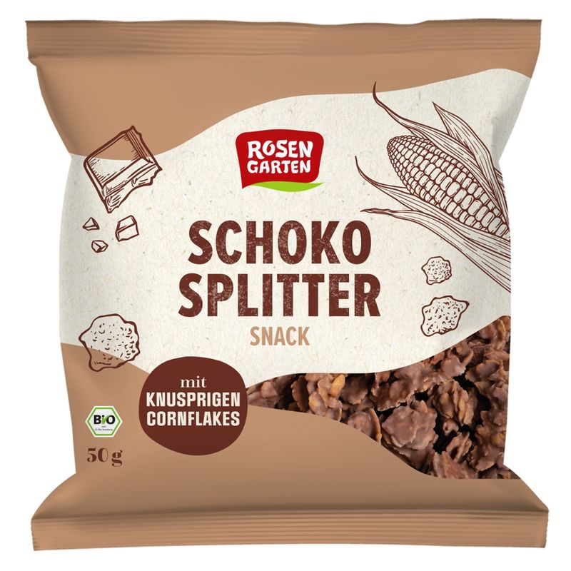Rosengarten Schoko Splitter Snack - Produktbild