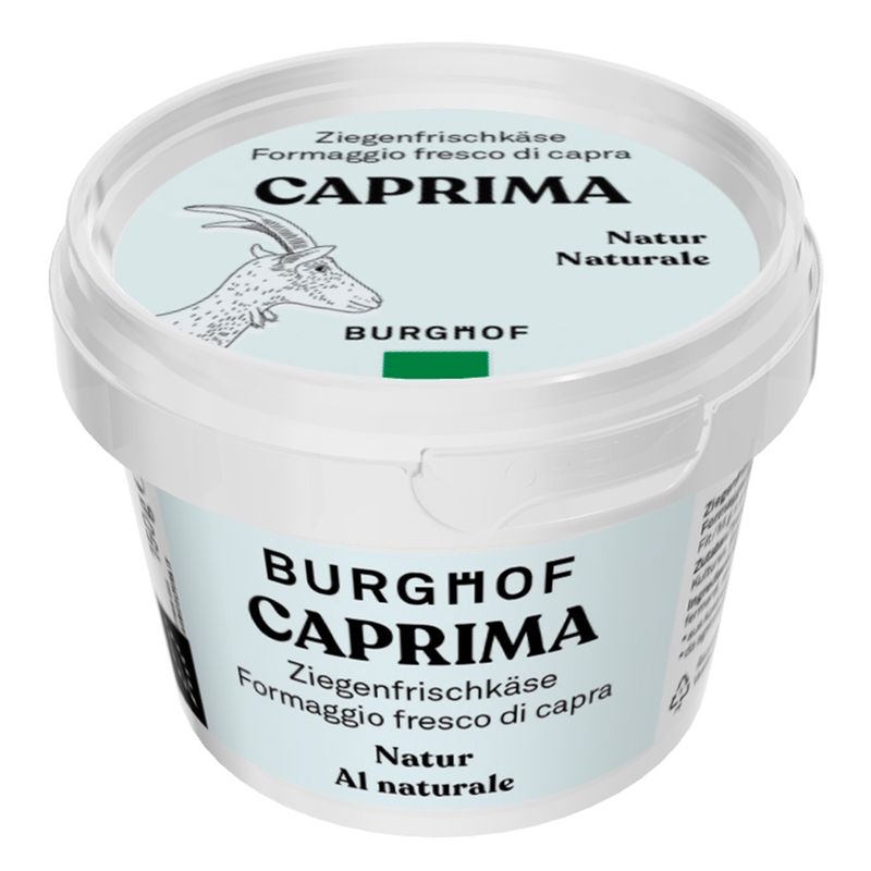 Hofkäserei Burghof  Caprima Ziegenfrischkäse Natur - Produktbild