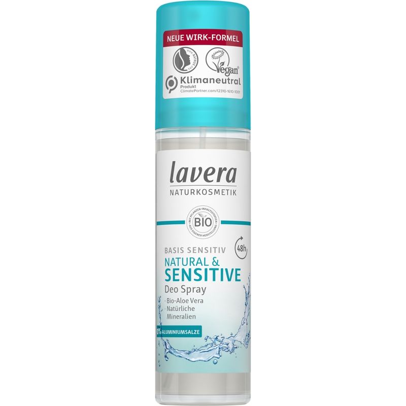 lavera Deo Spray basis sensitiv NATURAL & SENSITIVE - Produktbild