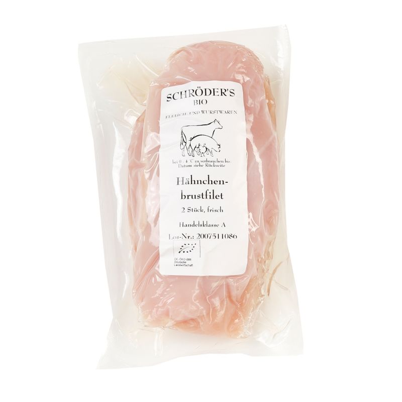 Schröder's Bio Fleisch- und Wurstwaren Hähnchenbrustfilet 2 Stück à ca. 160 g - Produktbild