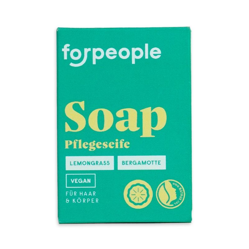 forpeople Seife Citrus - mit Lemongrass und Bergamotte - Produktbild