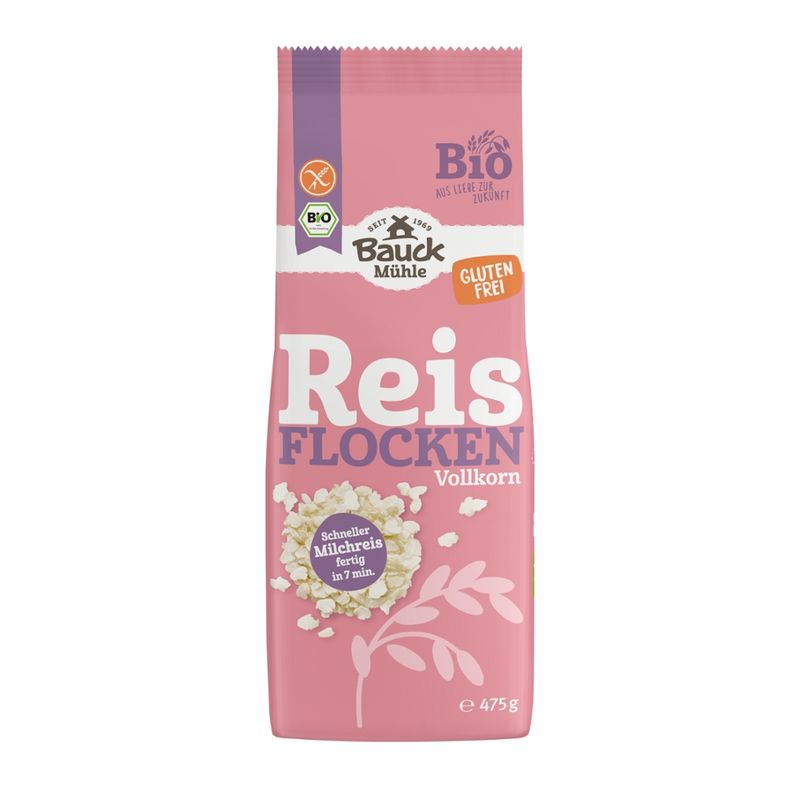Bauck Mühle Reisflocken Bio gf - Produktbild
