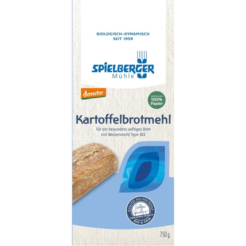 Spielberger Mühle Kartoffelbrotmehl, demeter - Produktbild