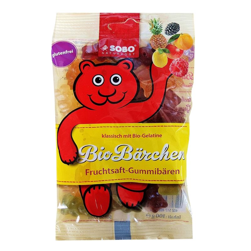 Sobo Bio-Bärchen mit Bio-Gelatine ab MHD 30.01.24. - Produktbild