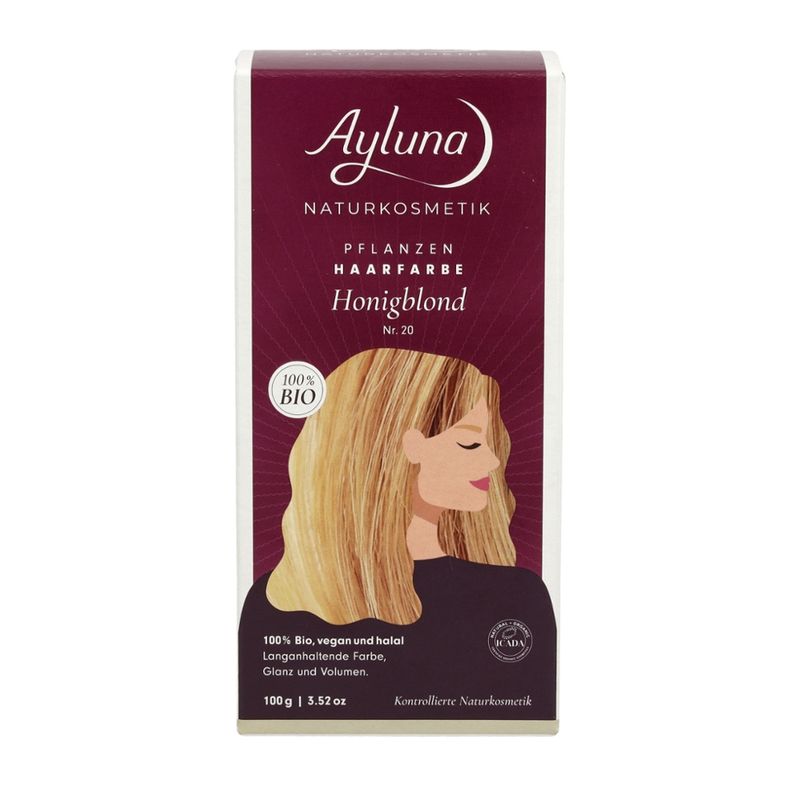 Ayluna Pflanzenhaarfarbe Nr. 20 Honigblond - Produktbild