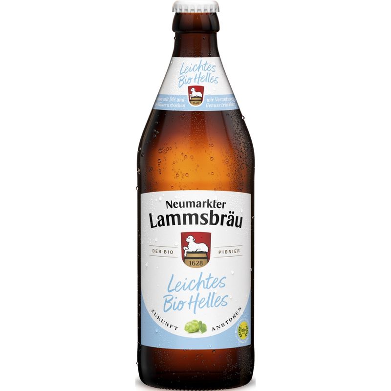 Neumarkter Lammsbräu Neumarkter Lammsbräu Leichtes Bio Helles 0,5l - Produktbild