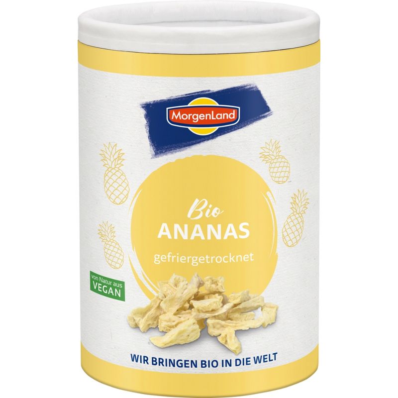 MorgenLand Bio Ananas gefriergetrocknet - Produktbild