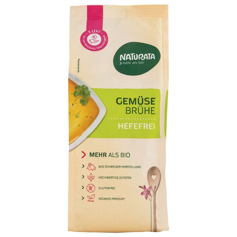 NATURATA Gemüsebrühe hefefrei, Nachfüllbeutel - Produktbild