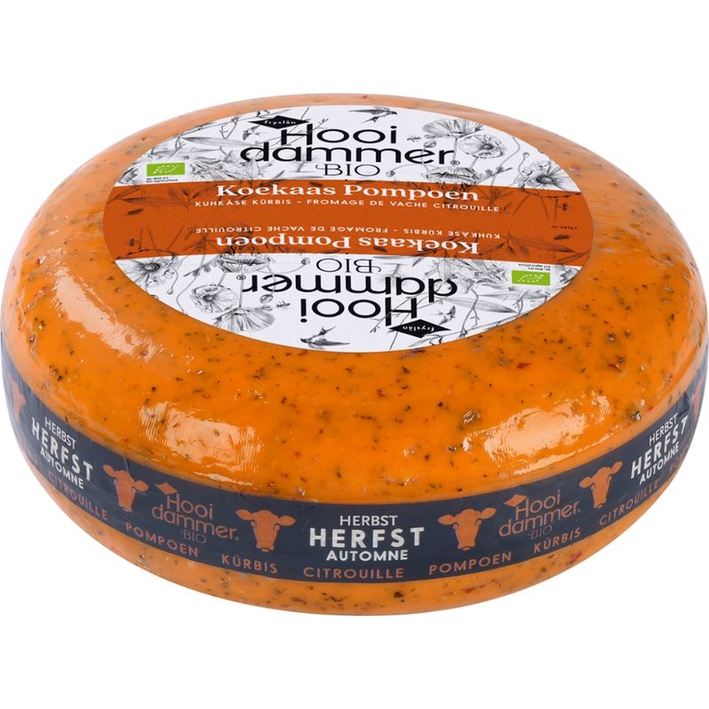 Hooidammer Hooidammer Käsezubereitung aus Bio Schnittkäse Kürbis 4/5kg mindestens 50% Fett i. Tr. - Produktbild