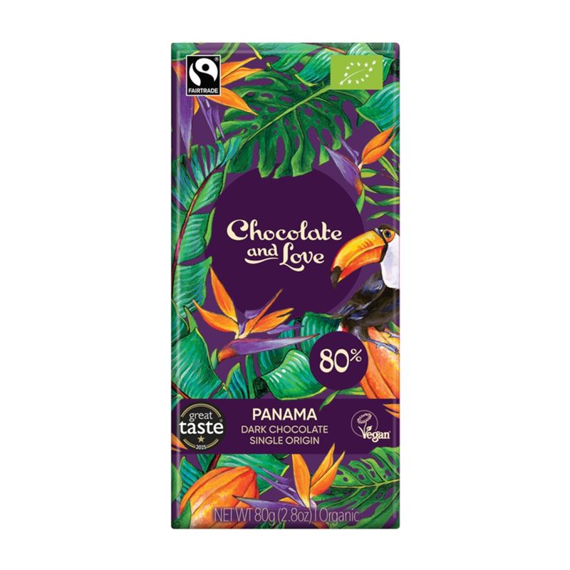 Chocolate and Love Limited Panama 80% - Dark Chocolate aus Panama - Produktbild