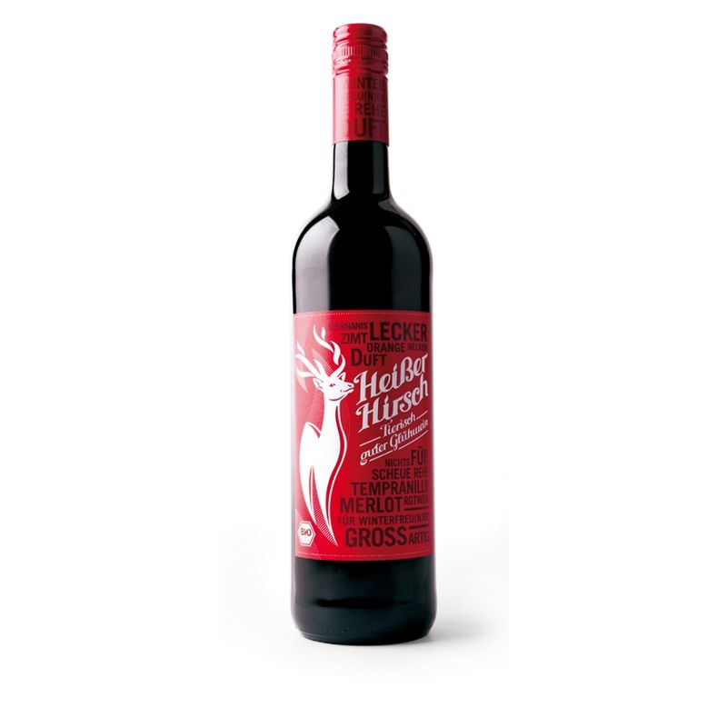 HEISSER HIRSCH HEISSER HIRSCH - Tierisch guter Glühwein (rot) - Produktbild