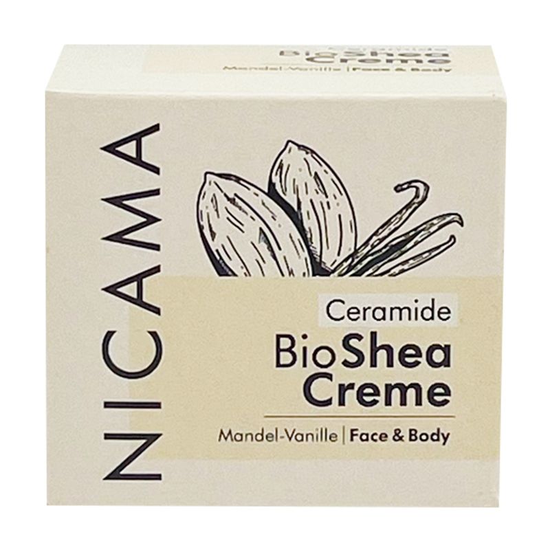 NICAMA NICAMA Ceramide Bio Sheacreme Mandel-Vanille 50 ml - Produktbild