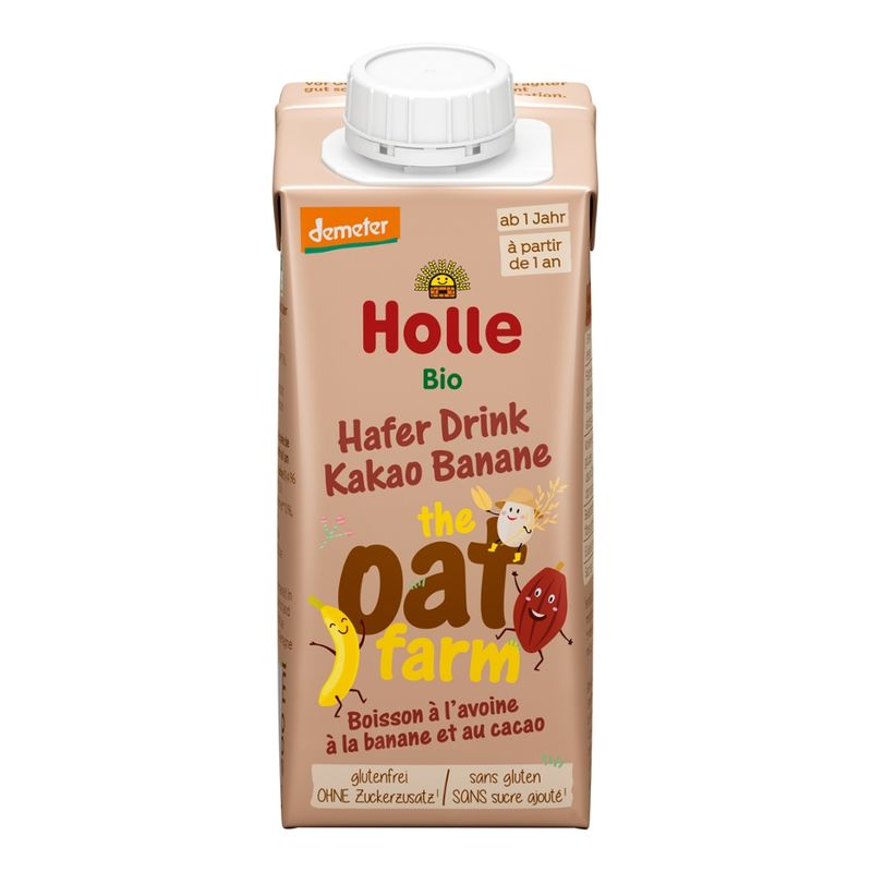 Holle  Bio-Hafer Drink Kakao Banane - Produktbild