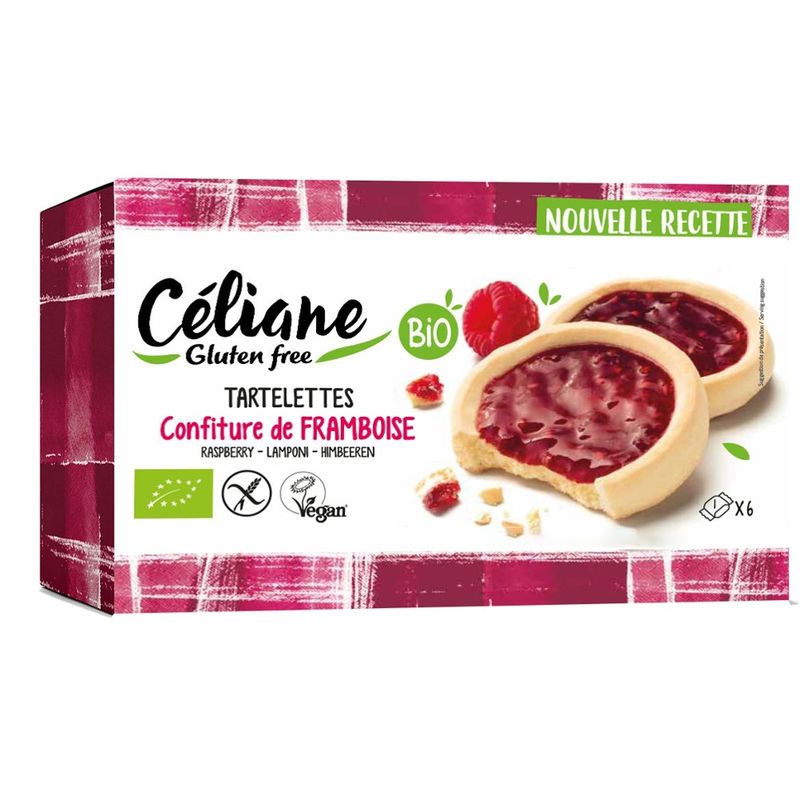 Céliane Himbeertörtchen glutenfrei - Produktbild
