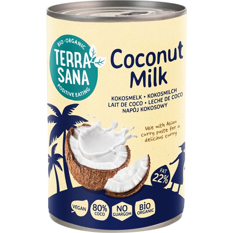 TerraSana Kokosmilch 80% - Produktbild