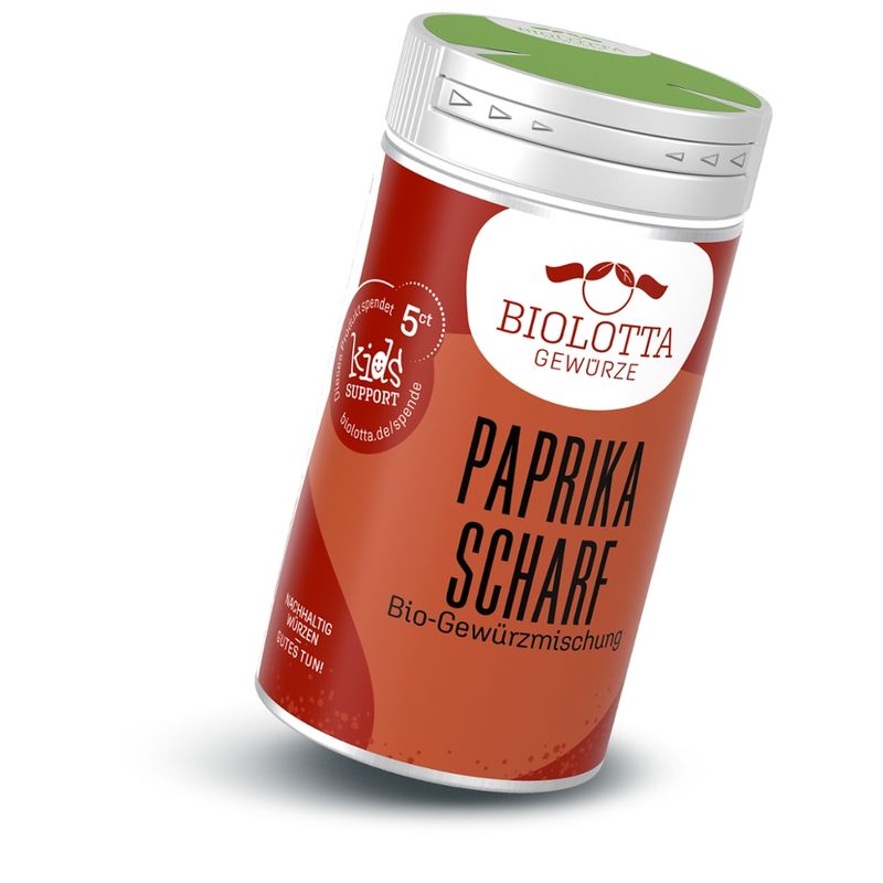 Biolotta Biolotta Gewürzstreuer Paprika scharf, bio - Produktbild