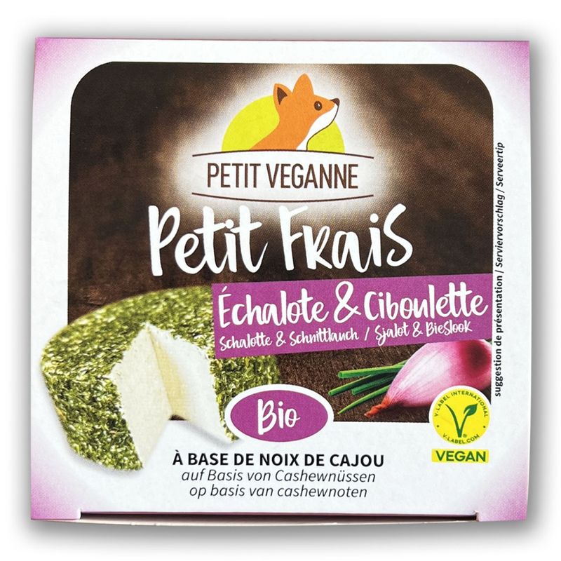 PETIT VEGANNE Petit Frais Schalotte & Schnittlauch  (vegane Käsealternative) - Produktbild