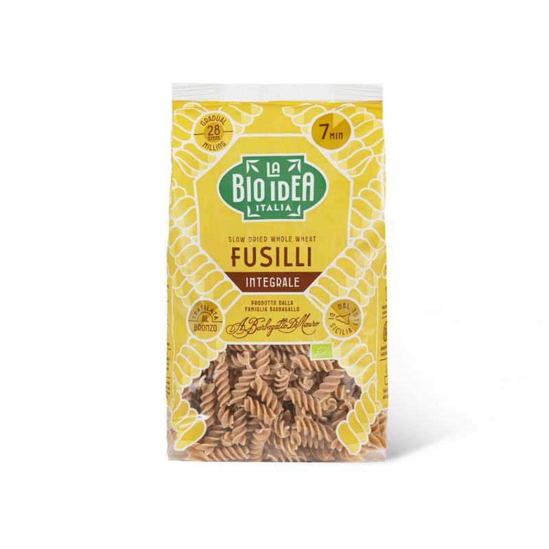 La Bio Idea Fusilli vollkorn,  Teigwaren aus Hartweizen-Vollkorngrieß - Produktbild