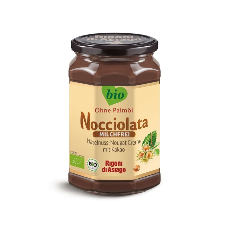 Rigoni di Asiago S.R.L.  Nocciolata Bio Nuss-Nougat-Aufstrich milchfrei glutenfrei - Produktbild