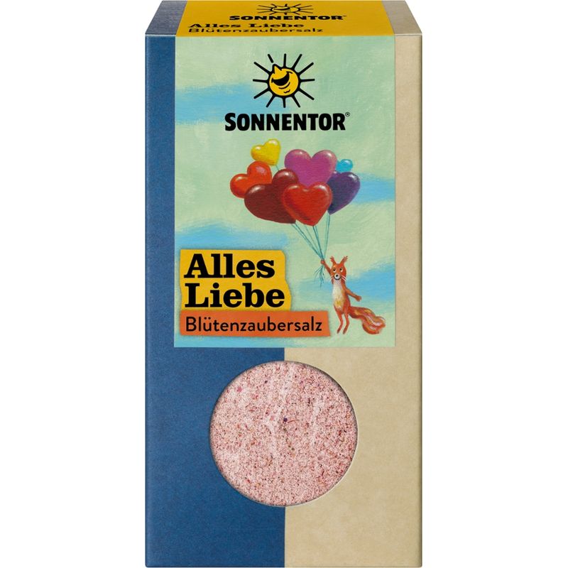 Sonnentor Alles Liebe Blütenzaubersalz, Packung - Produktbild