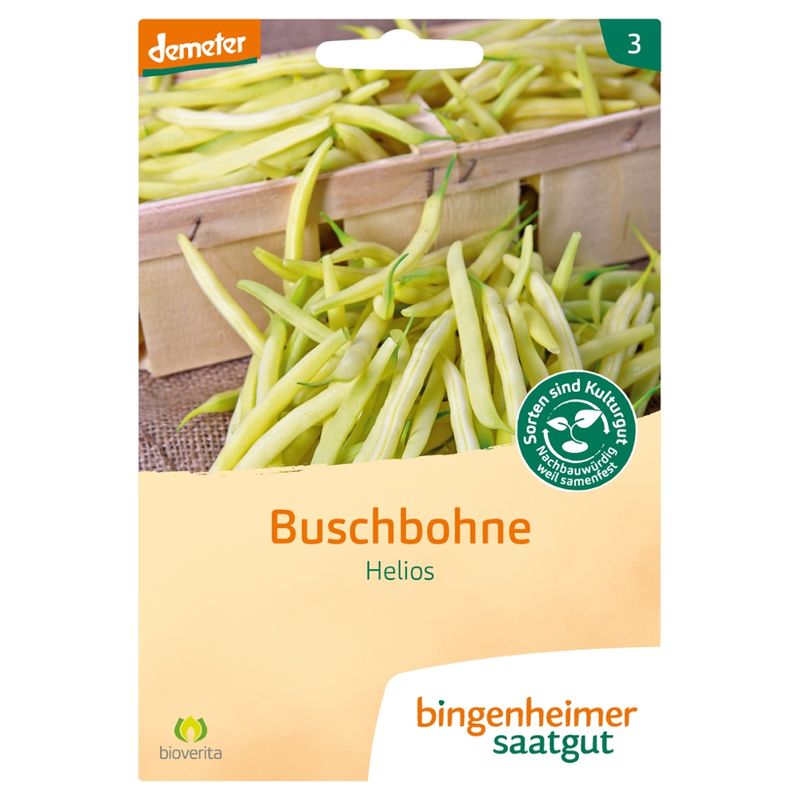 Bingenheimer Saatgut Helios - Buschbohne (Saatgut) - Produktbild