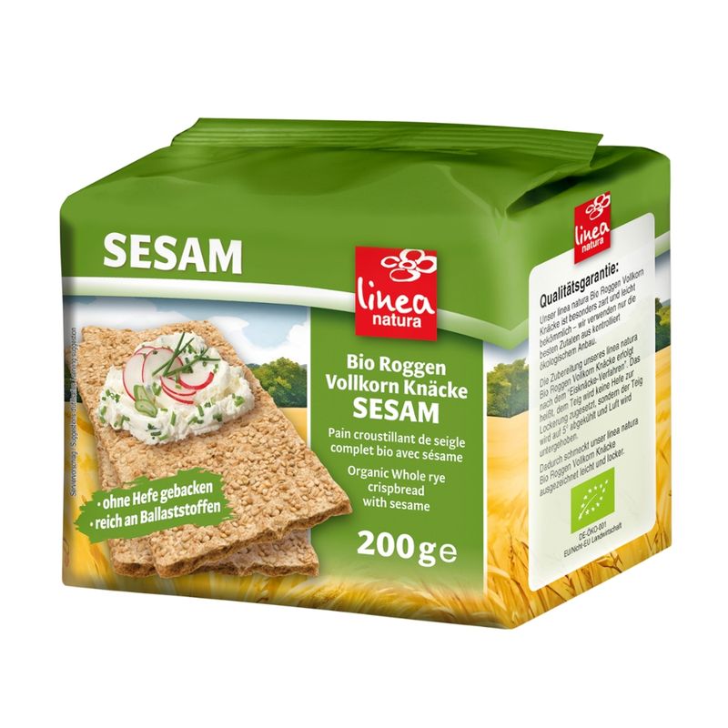 Linea Natura Sesam Vollkorn Knäcke - Produktbild