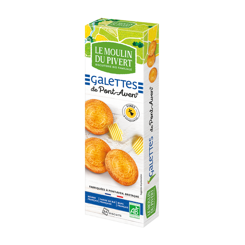 Le Moulin du Pivert Bretonische Galetten mit Butter und Dinkelmehl - Produktbild