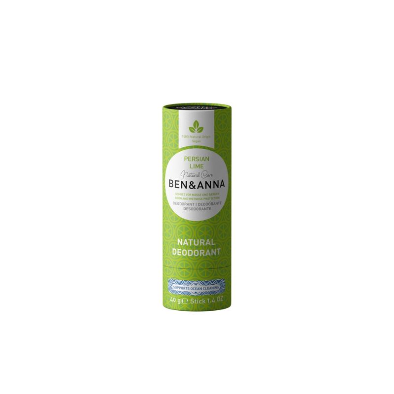 Ben&Anna Natural Care Ben&Anna Natural Care Papertube Deodorant Persian Lime 40g - Produktbild