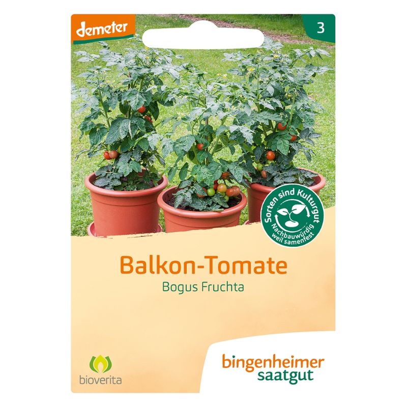 Bingenheimer Saatgut Bogus Fruchta - Balkontomate (Saatgut) - Produktbild