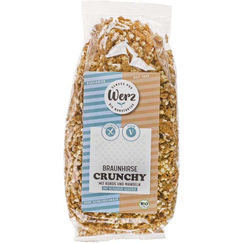 Naturkornmühle Werz Braunhirse Crunchy, Vollkorn Knuspermüsli, glutenfrei - Produktbild