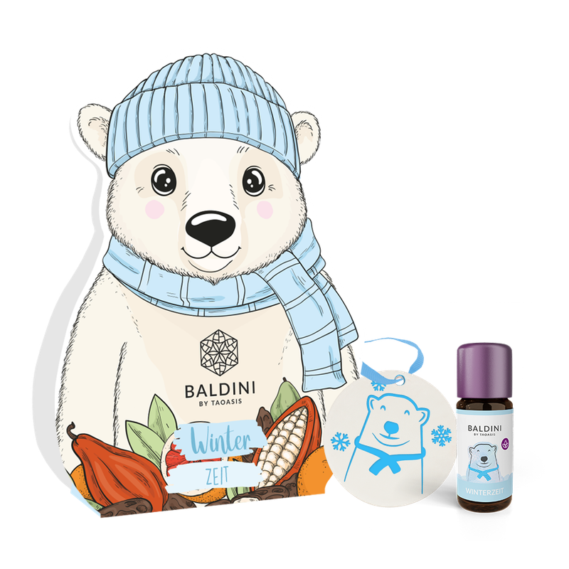 Baldini Baldini Weihnachts-Duftset Eisbär mit Winterzeit - Produktbild