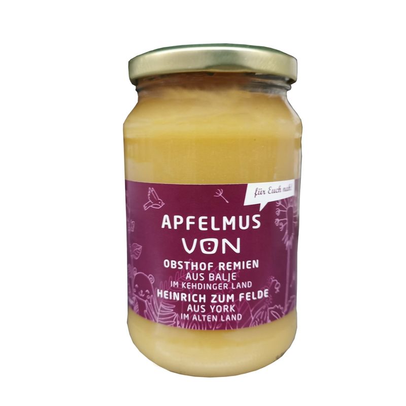 VON Apfelmus VON Obsthof Remin und Obsthof zum Felde - Produktbild