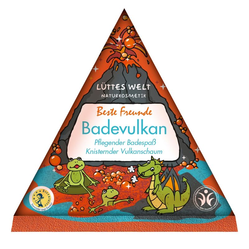 Lüttes Welt Naturkosmetik Lüttes Welt Badevulkan "Beste Freunde" - Produktbild