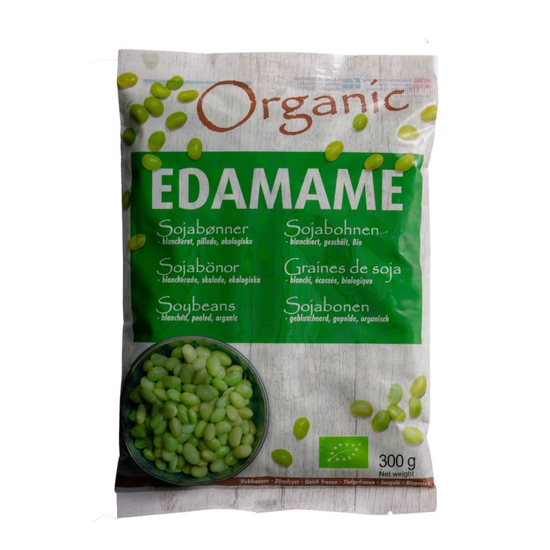 Nordic Seafood Bio Edamame, grüne Sojabohnen, geschält, blanchiert, tiefgefroren - Produktbild