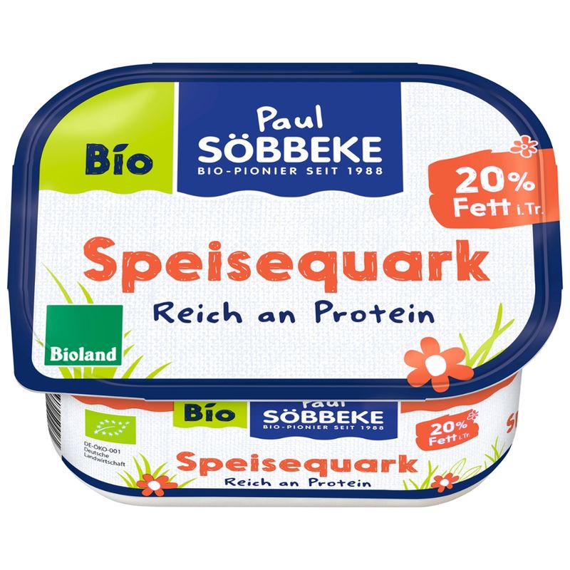 Söbbeke Bio Speisequark 20 % Fett i. Tr. - Produktbild