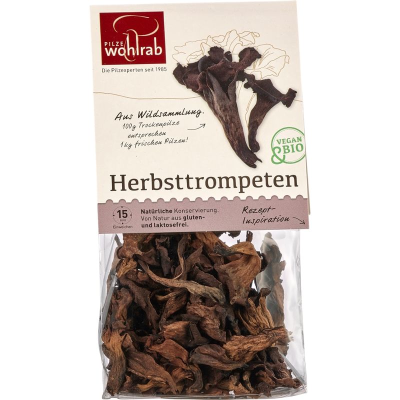 Pilze Wohlrab BIO Herbsttrompeten á 20 g - Produktbild