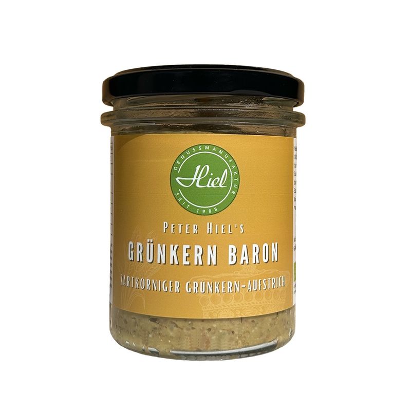 Hiel - Vegetarische Feinkost Grünkern Baron - Zartkörniger Grünkern-Aufstrich - Produktbild