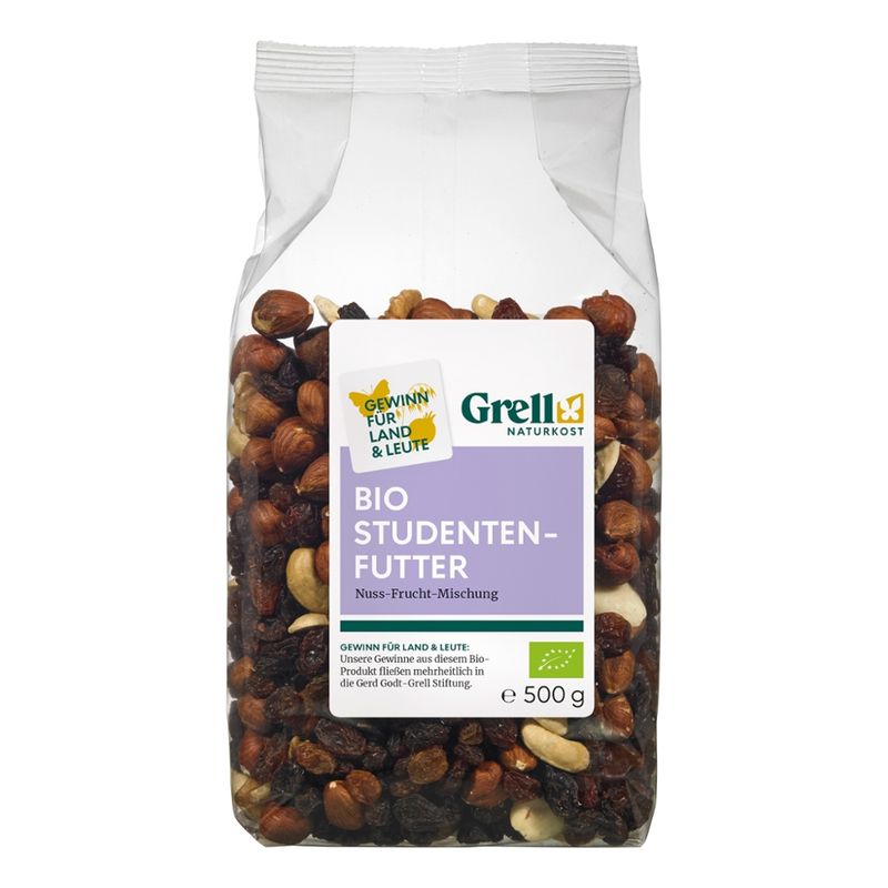 Grell Naturkost Studentenfutter Nuss-Frucht-Mischung - Produktbild