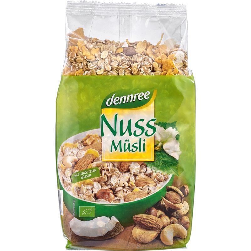 dennree Nussmüsli mit fein gerösteten Nüssen - Produktbild